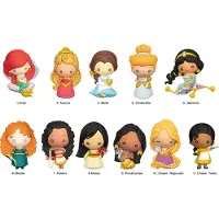 MONOGRAM Disney Ultimate Princess-serien 31 3d Pvc-väskklämmor 24 Enheter