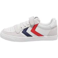 Hummel Sneakers SLIMMER STADIL LEATHER LOW JR pojkar - Vit - 32