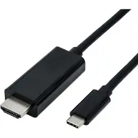 Roline USB-C / HDMI Adapterkabel USB-C-kontakt, HDMI-A-kontakt 5.00 m Svart 11.04.5843 USB-C-skärmkabel