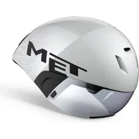 Met Codatronca White Silver Helmet, Size M (56-58 cm)