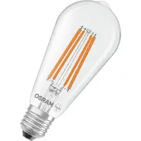 Osram HOMELIGHTING 4099854235634 LED-lamp EEK A (A - G) E27 Kolvform 3.8 W = 60 W Varmvit (Ø x H) 64 mm x 64 mm 1 st