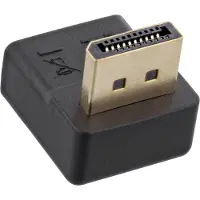 InLine AV  DisplayPort Adaptor, DisplayPort male/female downward angled