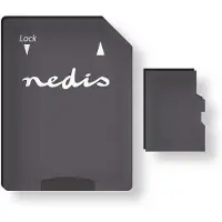 Nedis microSD-minneskort | microSDHC | 32 GB | Skrivhastighet: 45 MB/s | Läshastighet: 100 MB/s | UHS-I | SD-adapter ingår