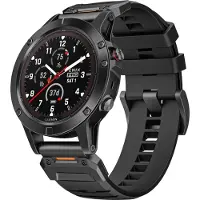 INF 26 mm Klockarmband för Garmin Fenix 3/5/5X/6X/7X Black