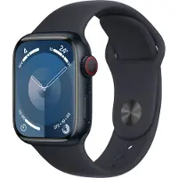 Apple Watch Series 9 GPS + Cellular 41 mm Aluminum Sport Midnight M/L