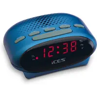 Ices Electronics ICES Klockradio Blå