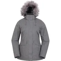 Mountain Warehouse Snow II vattentät skidjacka för damer/kvinnor (grå)