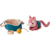 Lilliputiens Jeanne Katt Med Korg Nalle