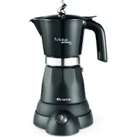 Ariete Moka 1368, Elektrisk maskin, Malet kaffe, 480 W, Sort