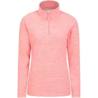 Mountain Warehouse Snowdon Melange Fleece Top för damer och damer (Coral)