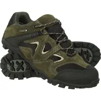 Mountain Warehouse Mens Curlews vattentäta mockaskor för vandring (Khaki)