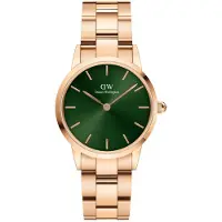 Daniel Wellington Iconic Link Emerald 28 mm Rose Gold DW00100421