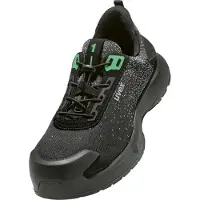 Uvex S1 PL PU/TPU W11 6808236 Säkerhetslågskor S1PL Skostorlek (EU): 36 Svart, Grön 1 par