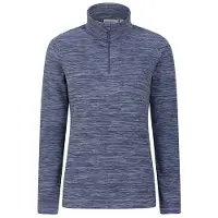 Mountain Warehouse Snowdon Melange Fleece Top (mörkblå), dam/dam