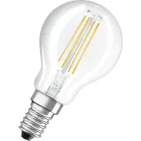 Osram LED Krone 4W/827 E14 klar – 5 st. förpackning
