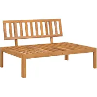 vidaXL Pallsoffa mittensektion massivt akaciaträ