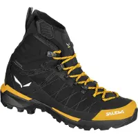 Salewa - Vandringsskor herr - Ortles Light Mid Ptx M Gold/Black för UnisexUll - Storlek 44 - Svart