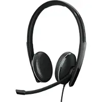 Epos ADAPT 165 USB II - Headset - på örat - kabelansluten - USB, 3,5 mm kontakt - svart - Optimerad för UC