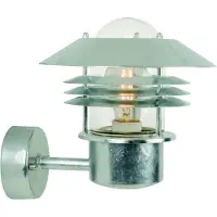 Nordlux Vägglampa utomhus VEJERS, Aluminium / grå / zink, Metall, Modern, Utomhusvägglampa