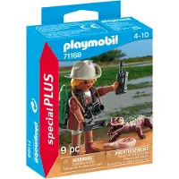 Playmobil Special Plus Forskare med Ung Kaiman Lekset