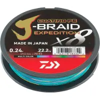 Daiwa J´braid Exp X8 300 M Flätlina