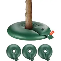 Vevor Trädbevattningsringar, 4 st. 20 gallons trädbevattningspåsar, 6-9 timmars långsam frisättning, påfyllningsbara planteringsvattenpåsar, vattenbesparande, kraftigt bevattningssystem för buskträdrö