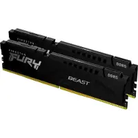 Kingston FURY Beast - DDR5 - sats - 32 GB: 2 x 16 GB - DIMM 288-pin - 3000 MT/s / PC5-48000 - CL36 - 1.35 V - ej buffrad - on-die ECC - svart