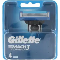 Gillette Mach3 Turbo Rakblad 4-pack