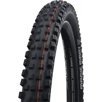 Schwalbe Magic Mary HS 447, 27.5, MTB, Slanglöst Ready-däck, Folding bead, Allround, Downhill, Off-road, Svart, Orange