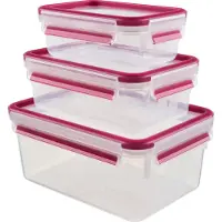 EMSA 515584, Låda, Rektangulär, Grön, Transparent, Termoplastisk elastomer (TPE), Tyskland, 3 styck