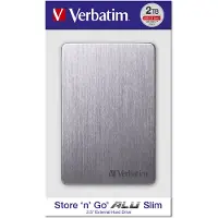 Verbatim Stor n Go 1 TB Extern hårddisk 2.5 USB 3.2 Gen 1 Rymdgrå 53662
