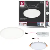 Paulmann 92391 EB Panel Veluna VariFit LED-inbyggnadsbelysning LED LED fast installerad 10 W Satin