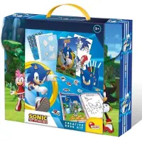 Liscianigiochi Kit de bureau créatif - Activités créatives - LISCIANIGIOCHI - Sonic - Dès 5 ans