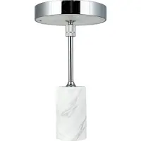 Dyberg Larsen Bordslampa Starlight, dimbar, Förkromad / silver, Vardagsrum / matsal, Metall, Design, Bordslampa