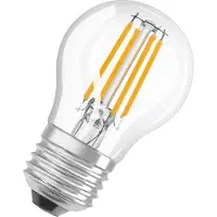 Osram LED STAR - LED-glödlampa med filament - form: P45 - klar finish - E27 - 5.5 W (motsvarande 60 W) - klass D - varmt vitt ljus - 2700 K