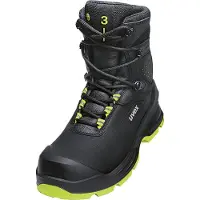 Uvex S3 PUR W11 6875244 Säkerhetsstövlar S3 Skostorlek (EU): 44 Svart, Gul 1 par