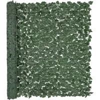 Vevor Murgrönsstängsel, 1500 x 2490 mm konstgjord grön väggskärm, grönskande murgrönsstängsel med förstärkt fog, konstgjorda häckar vinbladsdekoration för utomhusträdgård, gård, uteplatsdekor
