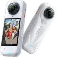 Insta360 X5 Starter Bundle, 8K Ultra HD, 72 MP, 120 fps, Wi-Fi, Bluetooth, 2400 mAh