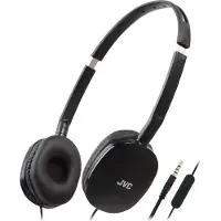 JVC Headphones HA-S160M-BU black