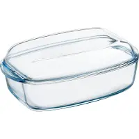 Pyrex 466A000/6343, Grytfrom, Rektangulär, Glas, Transparent, 220 - 300 ° C, 370 mm