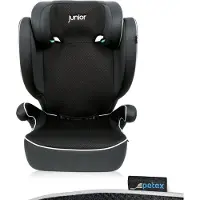 Petex Basic Plus 1600 schwarz HDPE nach ECE R129 Bilbarnstol Svart