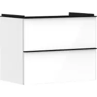 Hansgrohe Underhylla XeluQ 2 lådor 780x475 vit/svart
