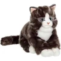 GIPSY TOYS Fluffy Cat Plush Toy - Grå