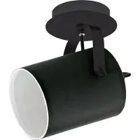 Eglo Villabate, Overflade spotlys, E27, 1 pære(r ), 10 W, 220-240 V, Sort