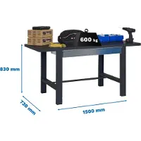 Simonwork (bancos De Trabajo) Bt6 Box Arbetsbänk 830x1500x730 Mm