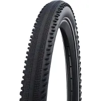 Schwalbe Hurricane Clincher Tyre 27.5x2.40" Performance SnakeSkin RaceGuard DD Addix Reflex svart 62-584 | 27,5x2,40" 2022 Däck till elcykel