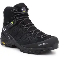 Salewa - Vandringsskor herr - Alp Trainer 2 Mid GTX M Black/Black för UnisexTrä - Storlek 45 - Svart