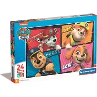 Clementoni Maxipussel 24 bitar. Superfärgglad. Paw Patrol