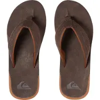 Quiksilver Carver Nubuck - Flip-flops - Herr Demitasse / Solid 41