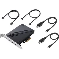 Asus ThunderboltEX 4 - Thunderbolt-adapter - PCIe 3.0 x4 - Thunderbolt 4 x 2 - svart